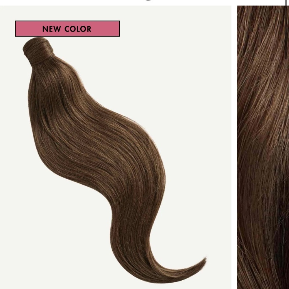 20" Neutral Brown Ponytail Extension